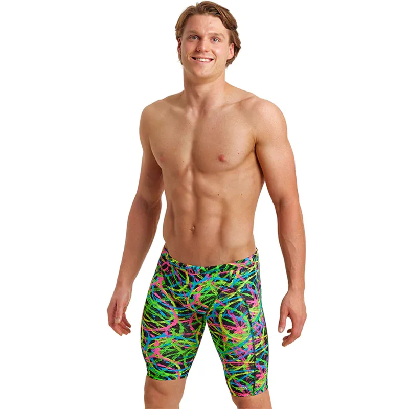 Funky Trunks Men's Training Swim Jammers Burnouts-2